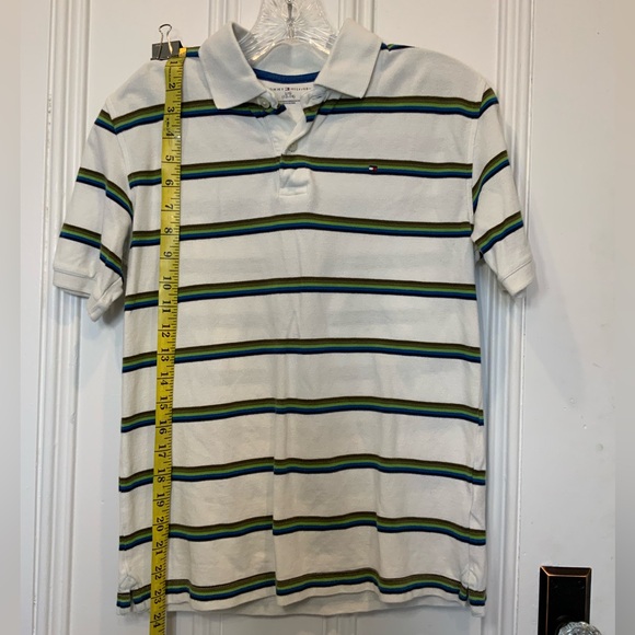 Tommy Hilfiger Classic Green and White Polo - Picture 6 of 6